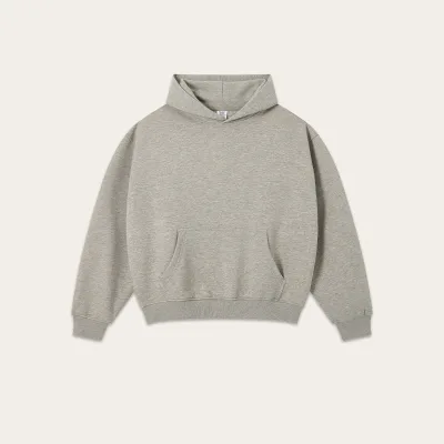 New Spring American Street Retro Heavy Duty Loose Long ODM Hoodie Trendy Brand Solid Color for Shoulder for Unisex