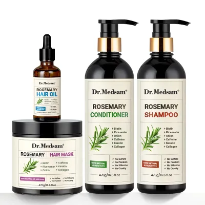 Oem Hair Oil Grwoth Conditioner Shampoo Repairing Hair Mask Shampoo Conditioner Organic Hair Care Set