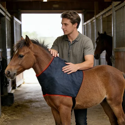 Durable Red Light Therapy Horse Coat for Tendon & Inflammation - Custom Wavelength Available