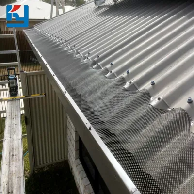 China Manufacturer Rust Resistant Aluminum Perforated Leaf Guard Metal Gutter Mesh