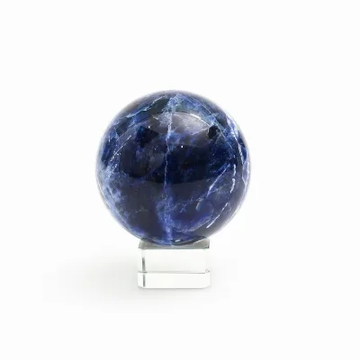 Hot Selling Handmade Exquisite Production Polished Blue Crystal Sphere Sodalite Ball for Healing