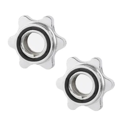 High Quality 1'' Steel Spin Lock Star Barbell Collar for Weight Lifting Durable Barbell/Dumbbell Collars