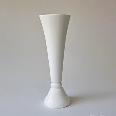 123 Elegant Tapered Art Deco Ceramic Flowerpot Chic Pink Planter Indoor Outdoor Decoration Stylish Narrow Necked Vase Easter