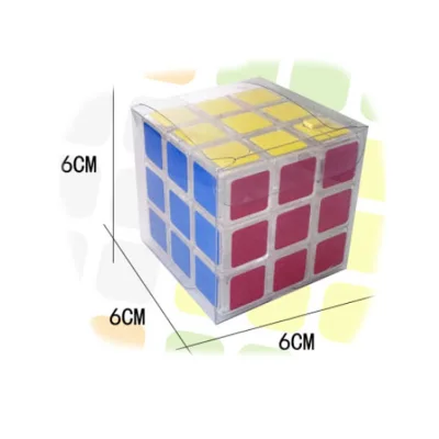 Chinese Promotion 3D Magic Puzzle Cubes 5.7cm Educational Fidget Toys for Party Games Material Puzzle Cube