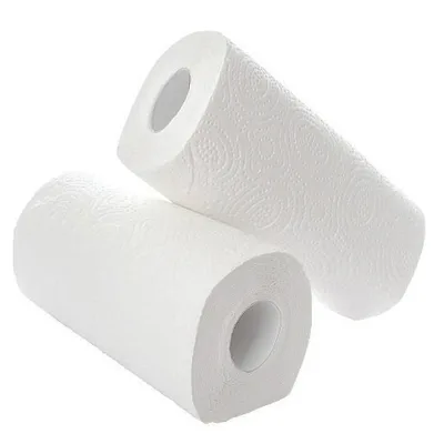Pure Virgin Wood Pulp 2-Ply White Kitchen Paper Towels Absorb Water and Grease for Home Use