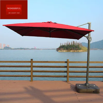 Outdoor Patio Umbrella square Single Top Roman Umbrella Rainproof Beach Umbrella