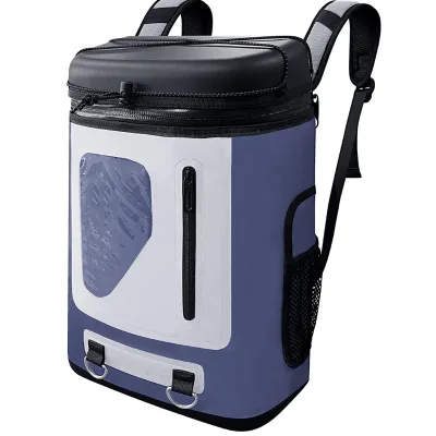 Large Capacity 24 Cans Cartoon TPU Soft Cooler Backpack Leakproof Waterproof Insulated Food Portable