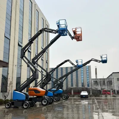 Heavy Duty Telescopic Boom Lift 1~18m Load High-end Sky Trailer Articulated Boom Lift Towable Boom Lift for Tree Work