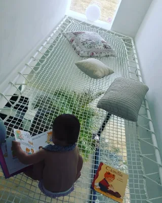 The Factory Provides Safety Nets Child Hanging Net Nylon Hammock Swinging Hammock Seat Travel Hanging Resting Net