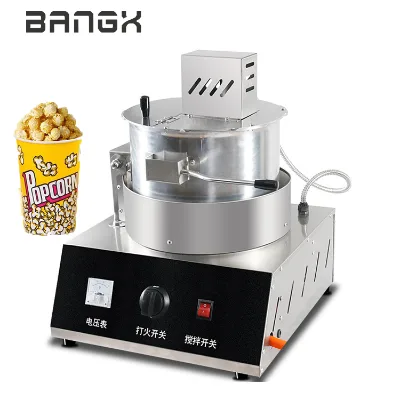 Stainless Steel Popcorn Machine Gas Fired Popcorn Machine Multi Shaped Popcorn Making Machine