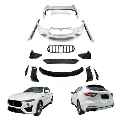 BTC Trof Style PP Body Kit for 2016-2022 Maserati Levante - Front/Rear Bumpers, Door Plank, Grille, Exhaust Screw-On