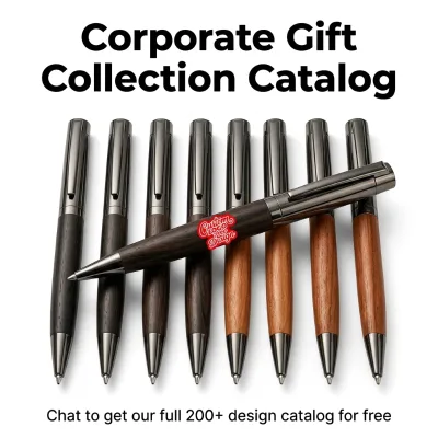 Customizable Logo High-End Metal Business Gift Fountain Pen Student Loose Packaging Mahogany Ebony 1.0mm Writing Width
