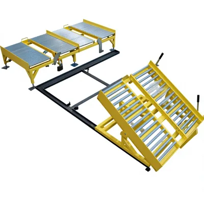 New Heavy-Duty Movable Roller Cart on Rail for Steel Pipe Transportation in Manufacturing Plants Home Use & Retail