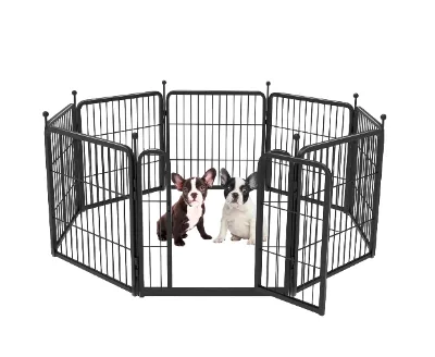 Heavy Duty Dog Cage Kennel Small Medium Large Dog Cage Puppy Pen Pet Cage Fenced Yard