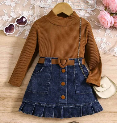 HANO Children Kids Clothes Luxury Boutique Girls Set Kids Toddler Baby Girls Clothing Sets for Girls