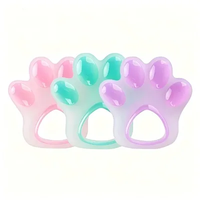 Custom Beikang Silicone Paw Teether Food Grade Soft Toy Reusable Infant Care Baby Product OEM Manufacturer
