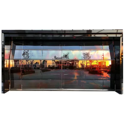 Custom Ultra-modern Fit Minimal Maintenance Insulated Glass Garage Door