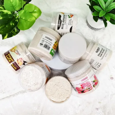 Genuine Herbal Skin Care Whole Body 500g Moisturizing Smoothing Cream Wholesale Facial Body Scrub Exfoliating Jars