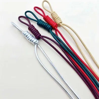 Hot Selling Colorful Handmade Leather Fashionable Weave Knot for DIY Bag Accessories
