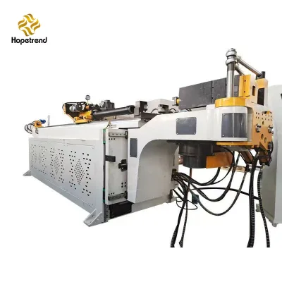 DW75CNC X 2A-1S Fully Automatic Stainless Steel Pipe Bending Machine New Condition with Core PLC Motor Component