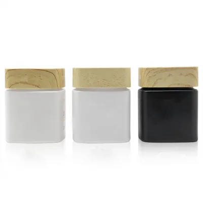 Custom 3.5gram Flower Packaging Stash Jar Child-Resistant and Proof Glass Container with Plastic Cap for Storage