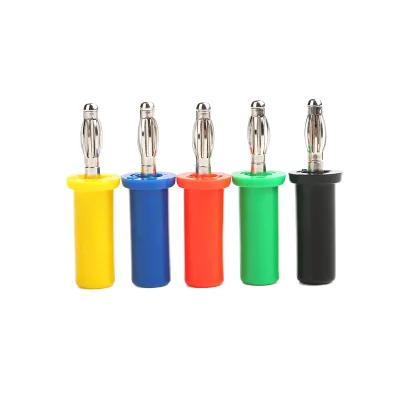 Best Quality Heavy-Duty 3.5mm Jack to Nickel-Plated Banana and Tip Connectors Premium Speaker Connectors
