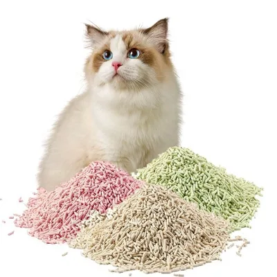 Good Quality Manufacturer Direct Sale Eco Friendly Flushable Absorbent Pet  Cat Litter Sand