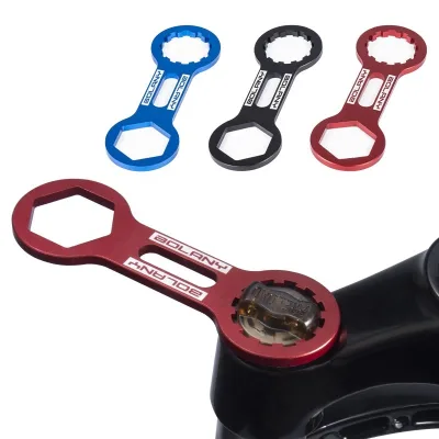 MTB Bike Fork Shoulder Wrench Bicycle Fork Repair Tools Bike Front Fork Removal Tool for Hydraulic/Mechanical/Air Fork