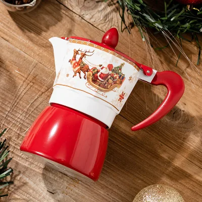 New Arrival Classic Espresso Electric Coffee Maker Stove Moka Pot Bialetti Induction Moka Pot for Christmas Gift