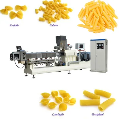 Wholesale OEM Food Grade SUS304 Steel Short Pasta Macaroni Machine High Capacity with Automatic Feeding for Production