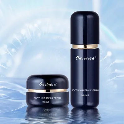 OEM Wholesale Skincare Deep Moisturizing Serum Damaged Skin Repair Cream Face Cream Repair and Soothing Skin Care Set