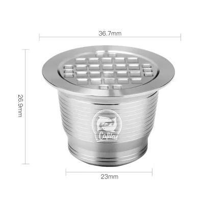 Stainless Steel Refillable Coffee Capsule Coffee Filter Reusable Coffee Pod Business Birthday Coffeeware Gift