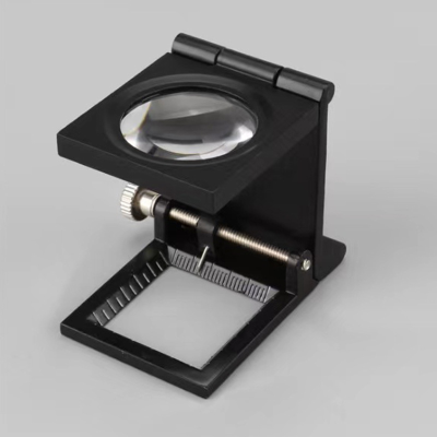 10X Magnifying  Glass Scale With Pointer Test Density Measure Magnifying Glass