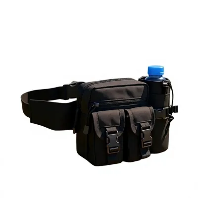Tactical Lure Fishing Waist Pack Waterproof Detachable Hydration Bladder Camping Hiking Cycling Angling Tool Bag Fishing Gear