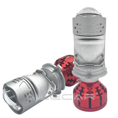 New 6000K Bright LED H4 Projector Light Car Lens Projector for Vehicles