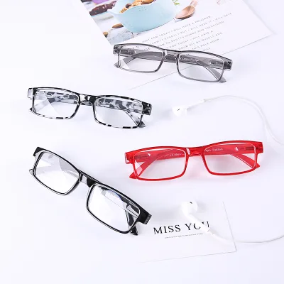New Fashion Square Anti Blue Light Men's Reading Glasses Low Price Latest Model Design Frames-White Red Orange Yellow Green Gray
