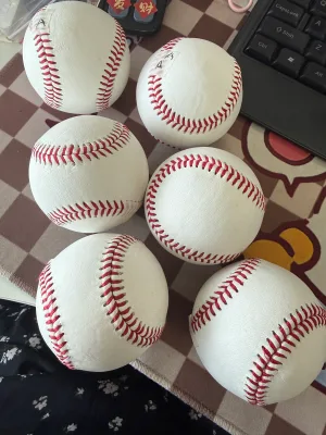 Leather Baseball with Blem Balls Custom Logo