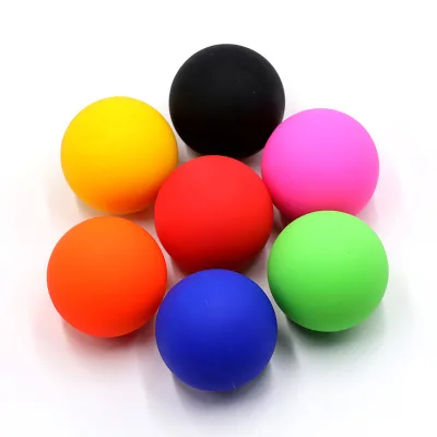 Soft Deep Tissue Trigger Message Ball for Muscle Relaxation Back Pain & Neck Relief Single Silicone Fascia Massage Ball