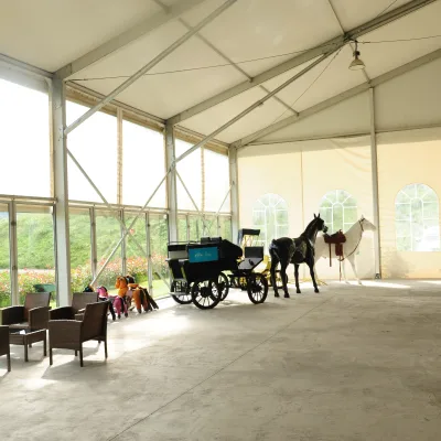 Outdoor PVC Tent for Church Events Weddings Parties-Family-friendly Marquee for Children's Amusement Park & Temporary Activities