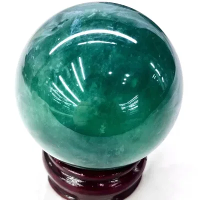 Hot Sale High Quality Natural Green Fluorite Crystal Balls