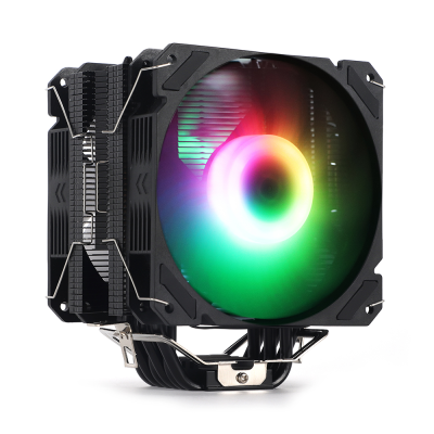 Wholesale CPU Heatsink Fan for PC 120 mm 6 Copper Heatpipes Socket 775 1150 1151 201 RGB CPU Cooler