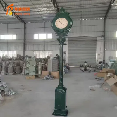 Classic European Style Double Face Outdoor Garden Metal Wall Clock Home Decor