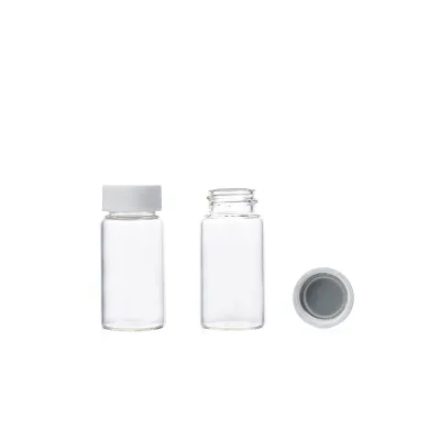 20mL Premium Clear Glass Scintillation Vial 27.5x57.5mm 22-400 Screw Thread. Packed with Dividers.