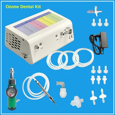 O3 Dental Kit Dental Ozone Therapy Equipment with Oxygen Regulator Dental Handpiece