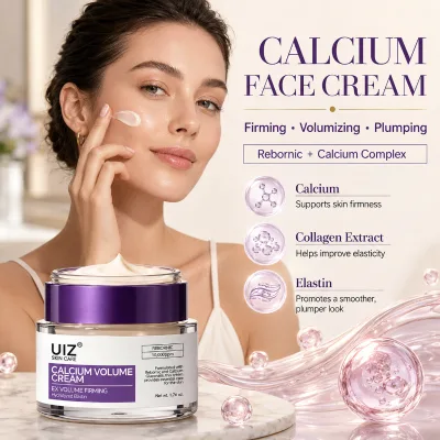 Private Label Wholesale OEM ODM Calcium Collagen Elastin Niacinamide Firming Lifting Plumping Anti Aging 50g Face Firming Cream