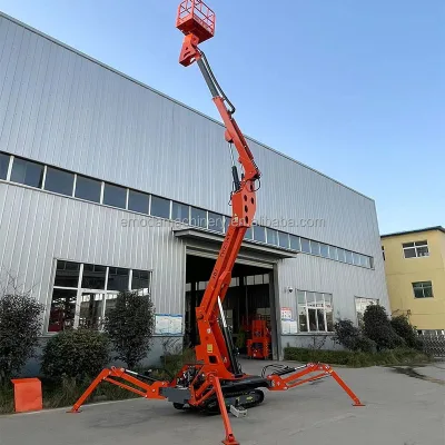 20m to 25m Self Propelled Curved Arm Elevator Articulated Boom Aerial Work Platform