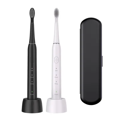 Wireless Inductive Charging Electric Toothbrush IPX7 Sonic Toothbrush Rechargeable Three-position Adjustment