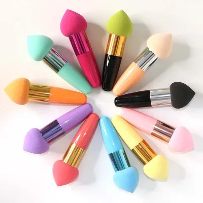 2024 Colorful Polyurethane Cute Foam Cosmetic Twist Pen Foundation Beauty Concealer Blender Latex Free Wholesale Makeup Sponge