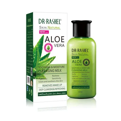 DR.RASHEL 160 ml Sooth Moisture Cleansing Milk Purify Tightness Deep Cleansing Refreshing Aloe Vera Makeup Remover
