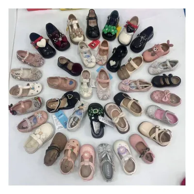 3 Dollar Model LLY034 Shoes Size 15-26 Wholesale Fast Ship Baby Kids Girls Safety Canada Comfortable Shoes With Patterns